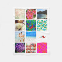 INSTAGREZ-LE ! 12 PHOTOS/DO-IT-YOURSELF FLEECE BLA