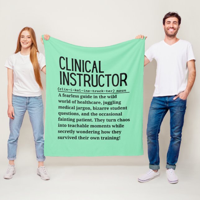 Couverture Polaire Instructeur clinique (En situation)