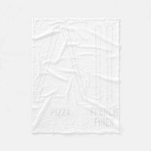 Couverture Polaire Instructeur De Ski Pizza Et Français Fries Comment