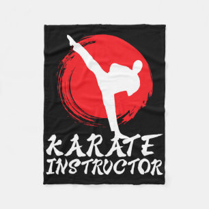 Couverture Polaire Instructeur Karate Enseignant Karate Instructeur K