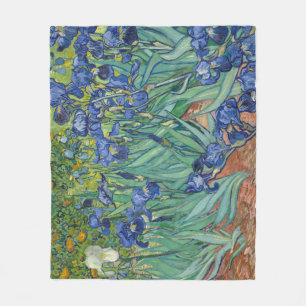 Couverture Polaire Irises par Van Gogh