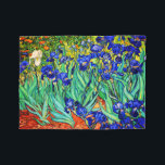 Couverture Polaire Irises par Vincent Van Gogh<br><div class="desc">Vincent Van Gogh Irises. Peint en 1889, il fait partie du tableau qu'il a créé dans l'asile Saint Paul-de-Mausole à Saint-Rémy-de-Provence en France. C'est une peinture à l'huile. Cette peinture à l'huile de paysage de beaux-arts représente un champ de plantes de fleurs d'iris. Vincent Van Gogh était un artiste célèbre....</div>