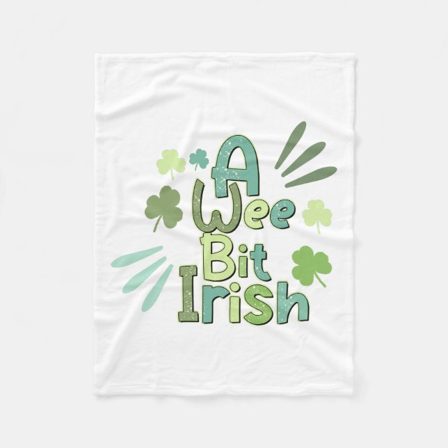Couverture Polaire Irlandais A Weit Un Peu Irlandais (Devant)