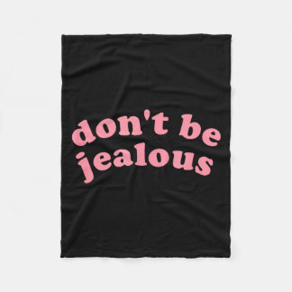 Couverture Polaire Irreverent Tees Don't Be Jealous Uni Adult , Black
