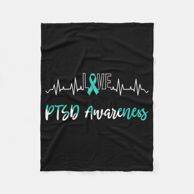 Couverture Polaire Irritable Syndrome Bowel Ibs Guerrier Heartbeat Fi (Devant)