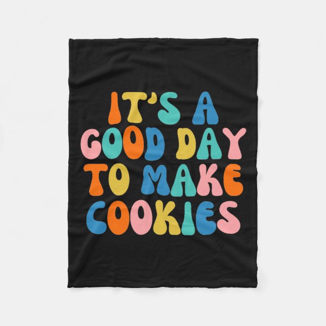Couverture Polaire It S A Good Day To Make Cookie  (Devant)