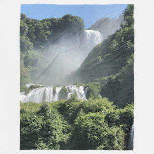 Couverture Polaire Italie Parcs Nera River Park Marmore Falls Fleece