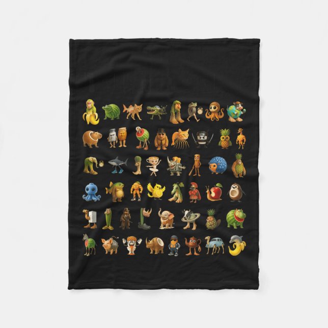 Couverture Polaire Italien Brainrot Gen-z Mème Drôle Cerveau Rot Chri (Devant)