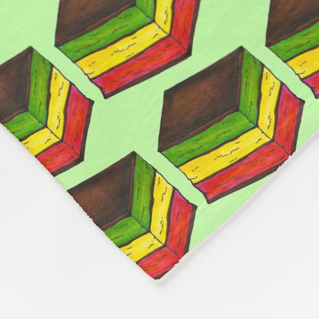 Couverture Polaire Italien Rainbow Sept Couches Cookies Noël Noël Noë (Coin)