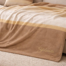 Ivory Sand Gradient Fleece Blanket