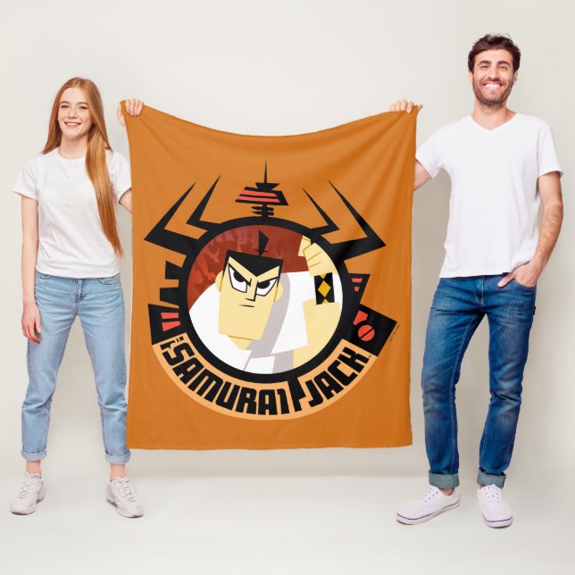 Couverture Polaire Jack Samurai Dans Le Cadre Futuriste Aku (En situation)