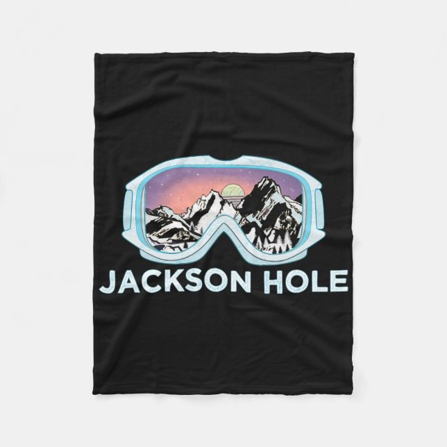 Couverture Polaire Jackson Hole Ski Design Jackson Hole (Devant)