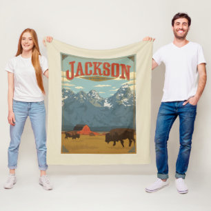 Couverture Polaire Jackson Wyoming