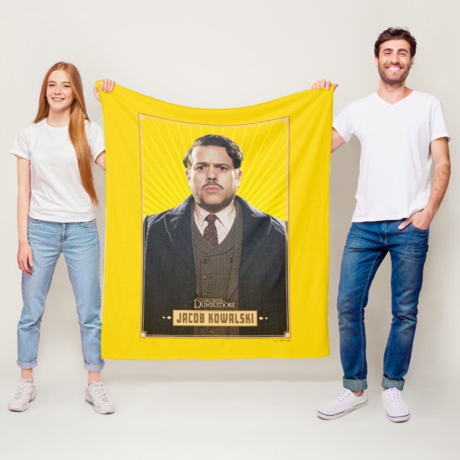 Couverture Polaire Jacob Kowalski Character Graphic (En situation)