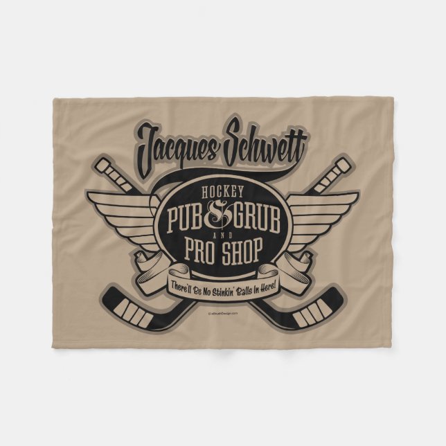 Couverture Polaire Jacques Schwett Hockey Pro Shop (Devant (Horizontal))
