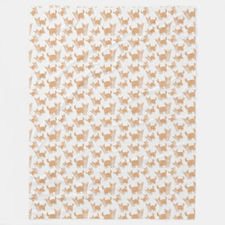 Couverture Polaire J'ADORE CORGIS Fleece Blanket