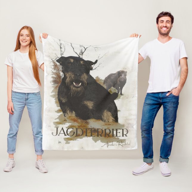 Couverture Polaire Jagdterrier T-Shirt Coffee Mug Ornement en céramiq (En situation)
