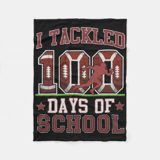Couverture Polaire J'Ai Attaqué 100 Jours De Football Scolaire 100E J