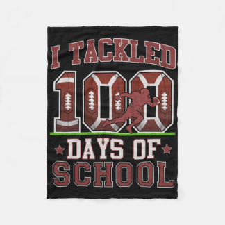 Couverture Polaire J'Ai Attaqué 100 Jours De Football Scolaire 100E J