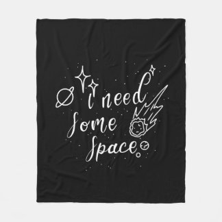 Couverture Polaire J'ai besoin d'espace Design de l'espace extra-atmo