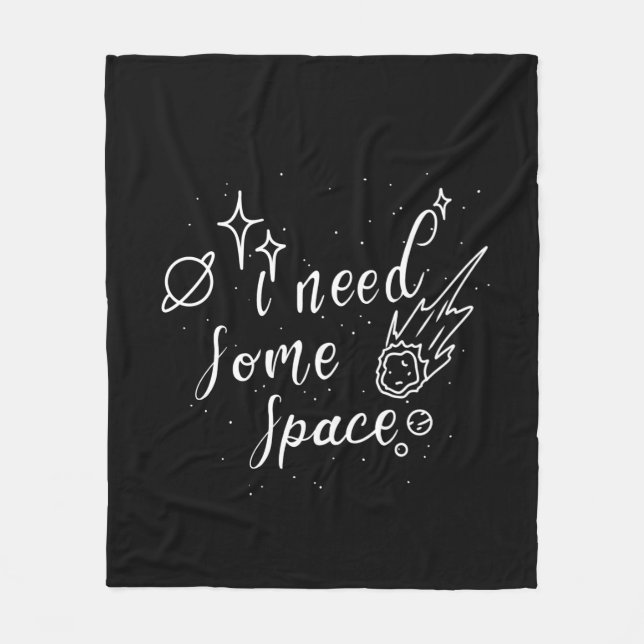 Couverture Polaire J'ai besoin d'espace Design de l'espace extra-atmo (Devant)