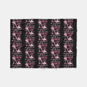 Couverture Polaire J'Ai Deux Titres Maman Et Tante Mignonnes Papillon