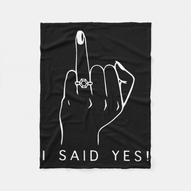 Couverture Polaire J'ai dit, Fianc, E Enterrement de vie de jeune fil (Devant)