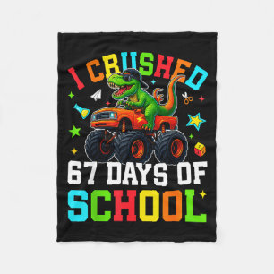 Couverture Polaire J'ai écrasé 67 jours d'école drôle six sept mème B
