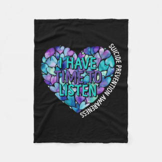 Couverture Polaire J'Ai Le Temps D'Écouter La Sensibilisation À La Pr