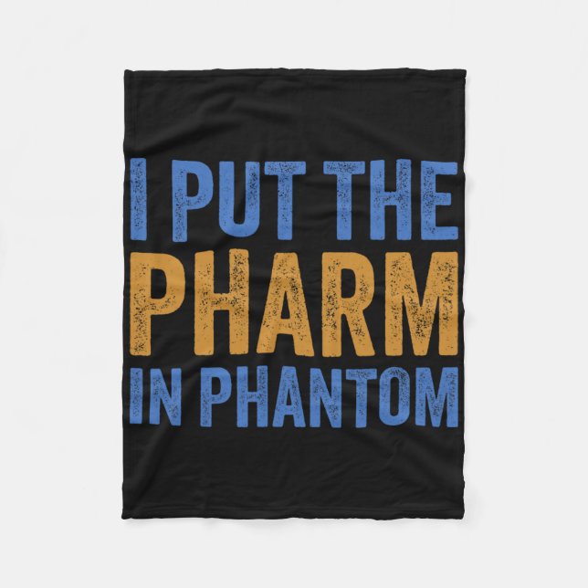 Couverture Polaire J'Ai Mis Pharm Dans Phantom Funny Halloween Rx 1 (Devant)