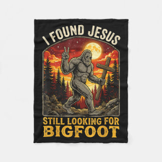 Couverture Polaire J'ai trouvé Jésus qui cherchait encore Bigfoot