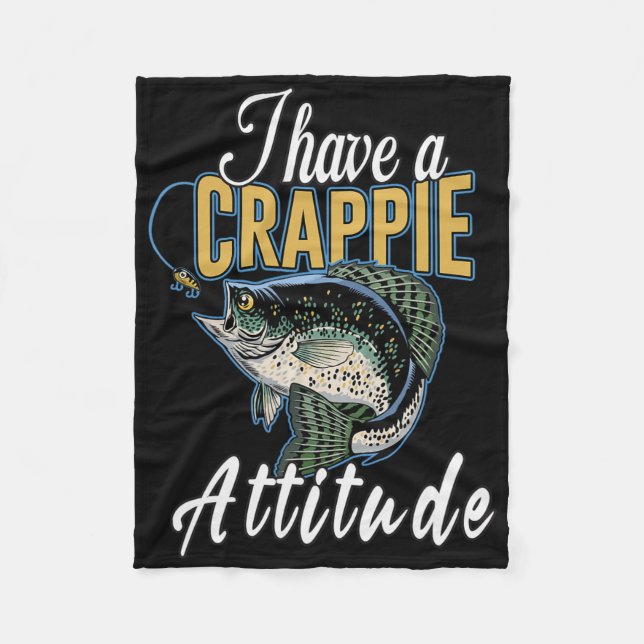 Couverture Polaire J'ai une attitude de pêche à la marache  (Devant)