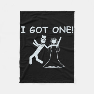Couverture Polaire J'ai une mariée de mariage drôle de fête de Bachel