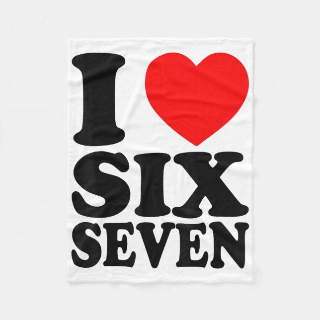 Couverture Polaire J'aime 67 drôle de mème J'aime six sept  (Devant)