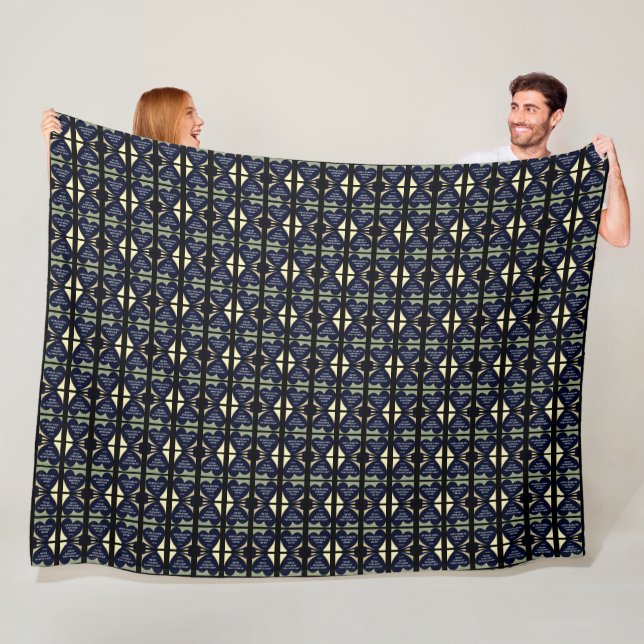 Couverture Polaire J'AIME CE QUE VOUS FAITES Plaid en molleton -Adiel (En situation)