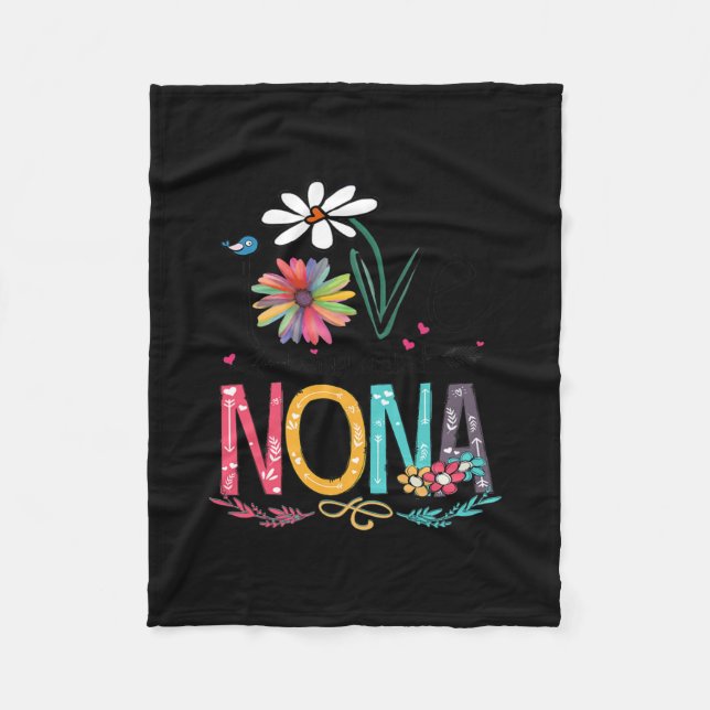 Couverture Polaire J'Aime Être Appelé Chemise Tournesol Nonna  (Devant)