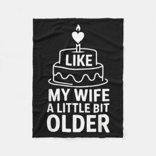 Couverture Polaire J'aime ma femme un peu plus âgée humour féminin