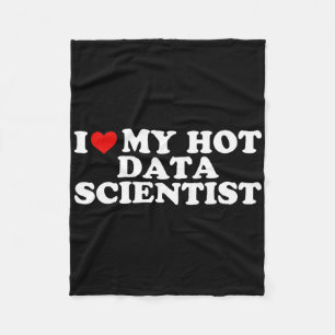 Couverture Polaire J'aime mon petit ami scientifique de données chaud