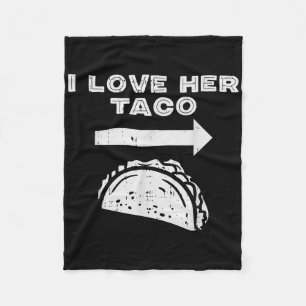 Couverture Polaire J'Aime Son Taco Matching Couple Cinco De Mayo Homm