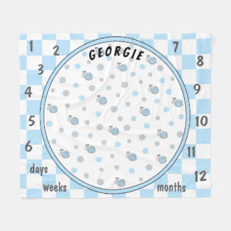 Couverture Polaire Jalons et escargots Baby