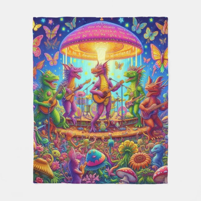 Couverture Polaire Jam Dragon Band (Devant)