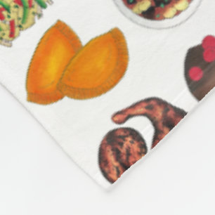 Couverture Polaire Jamaïque Foods Caribbean Island Cuisine Imprimer