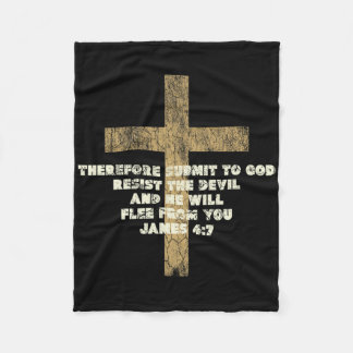 Couverture Polaire James 47 Soumettez À Dieu Résister À La Bible Du D