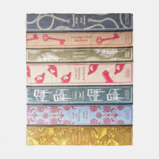 Couverture Polaire Jane Austen Books Throw Blanket
