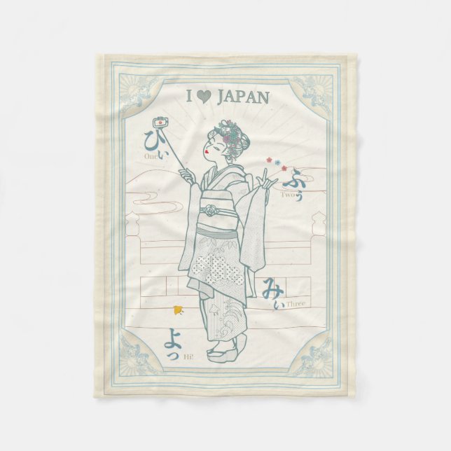 Couverture Polaire Japan's ancient capital and cute maiko. (Devant)