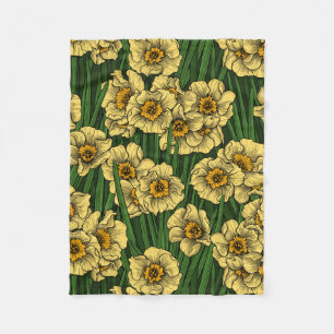 Couverture Polaire Jardin de la jonquille