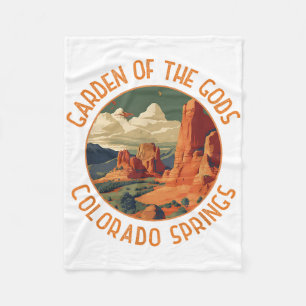 Couverture Polaire Jardin des dieux Colorado Springs détendu Cir
