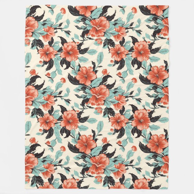 Couverture Polaire Jardin du corail (Devant)