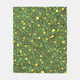 Couverture Polaire Jardin riche en fruits verts