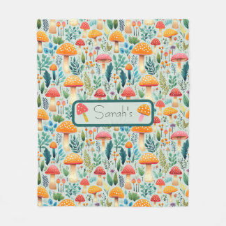 Couverture Polaire Jardin vert champêtre